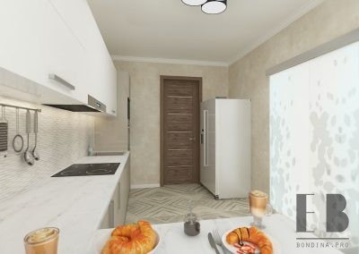 Светлая кухня в современном стиле