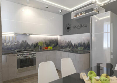 Grey kitchen design