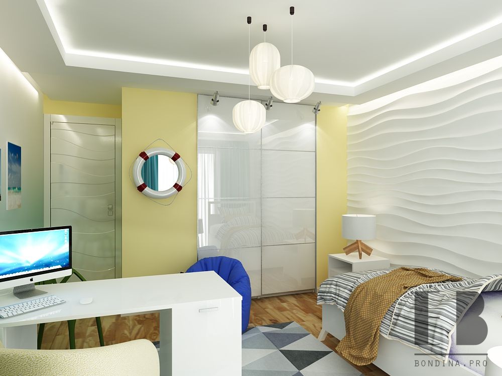 Beach Themed Bedroom For Teenager Interior Design