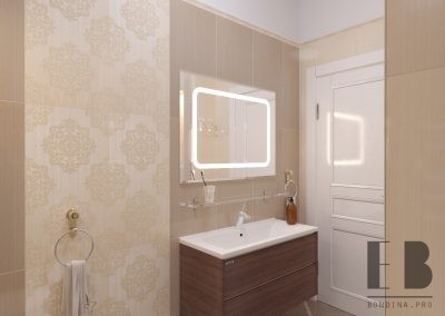 Elegant Beige Bathroom Interior