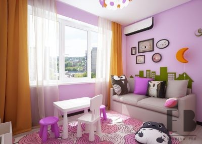 Дизайн комнаты девочки в розовом цвете