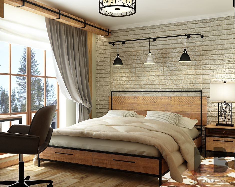 Спальня для подростка в стиле ЛОФТ - Interior Design Ideas