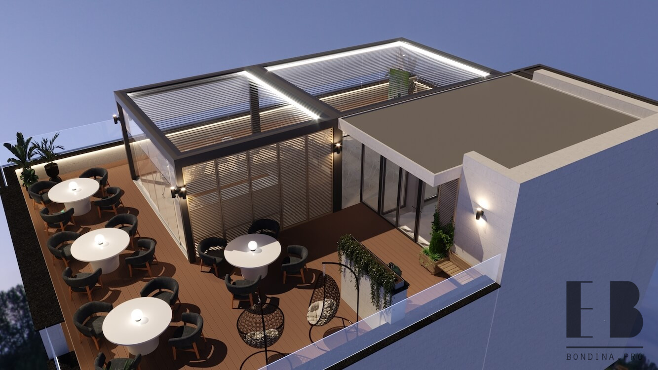 Roof terrace 6 Roof terrace - Interior Design Ideas