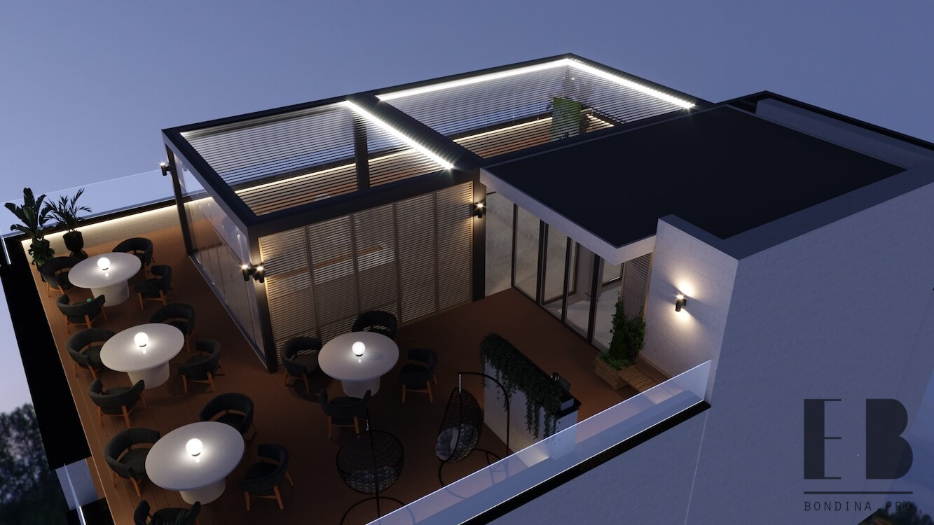 Roof terrace 4 Roof terrace - Interior Design Ideas