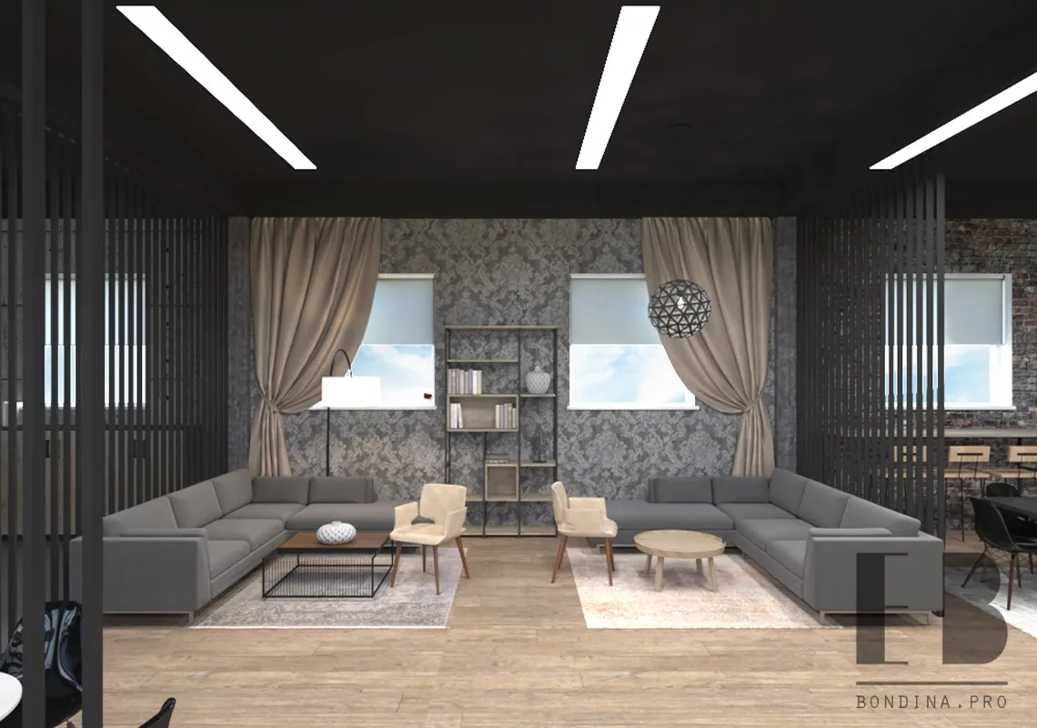 Furniture showroom interior design
