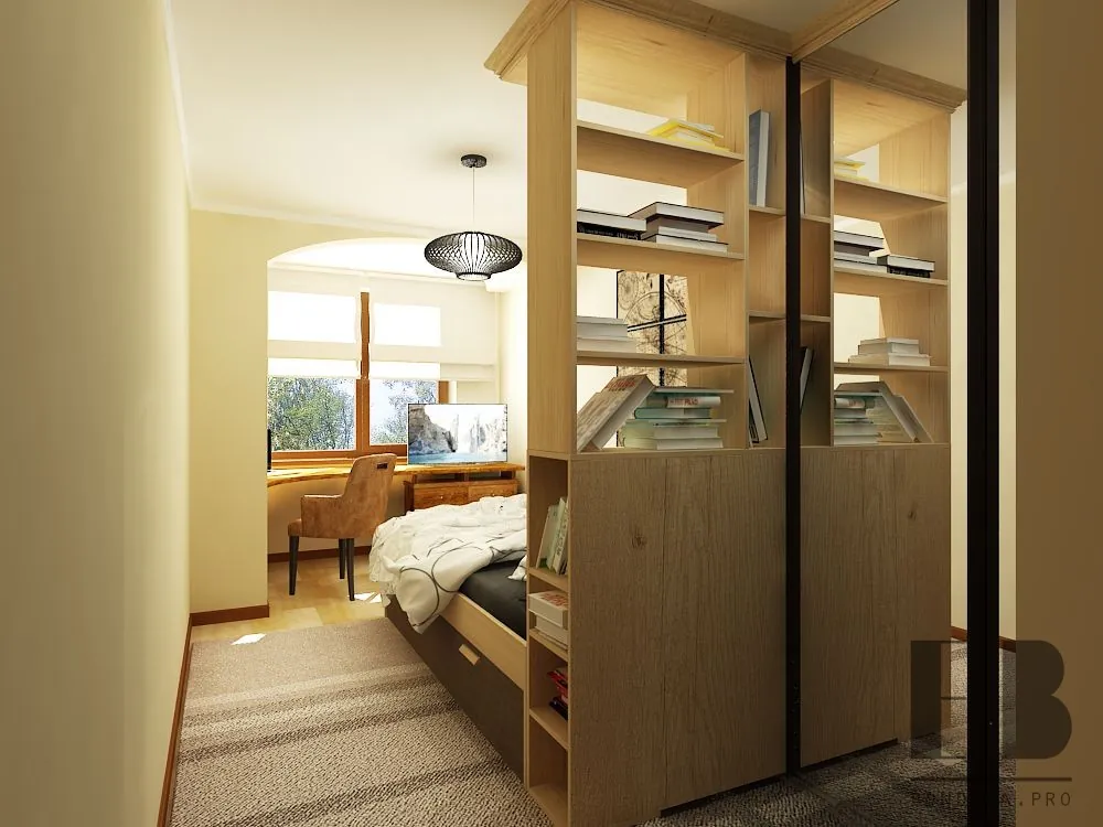 Bedroom for a teenager interior design