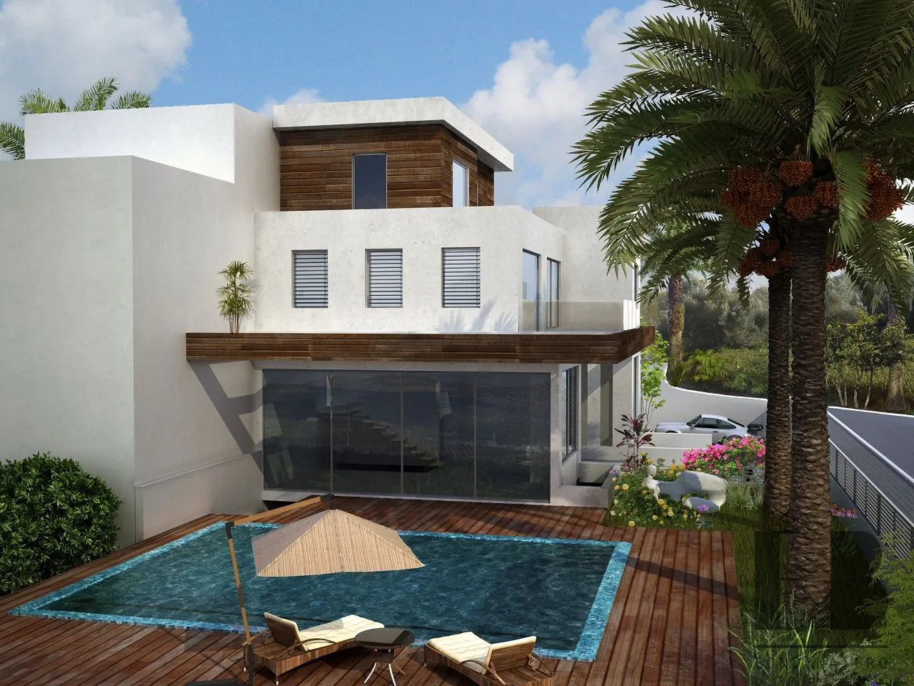 Design project of the villa