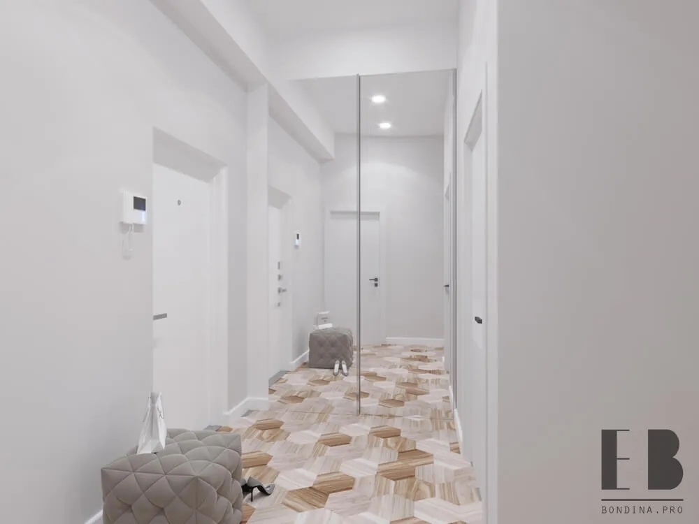Apartment (bathroom, kitchen-living room) 10 Apartment (bathroom, kitchen-living room) - Interior Design Ideas