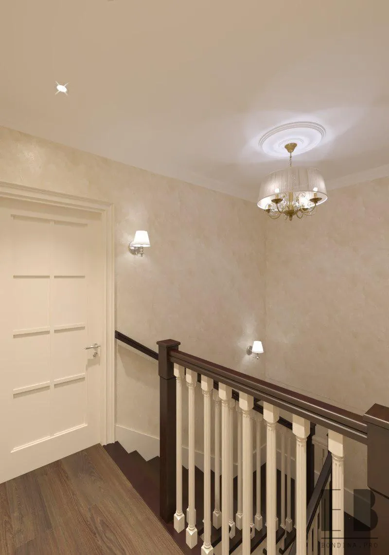 Hall design with staircase